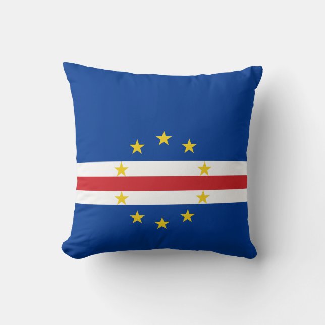 Cape Verde Flag Cushion (Front)