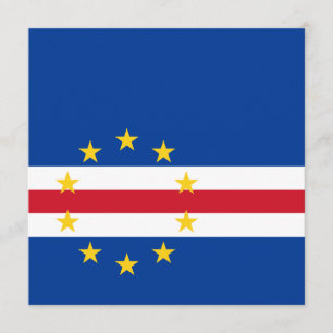 Cape Verde Flag Invitation