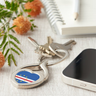 Cape Verde flag Key Ring