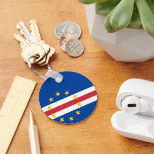 Cape Verde flag Key Ring