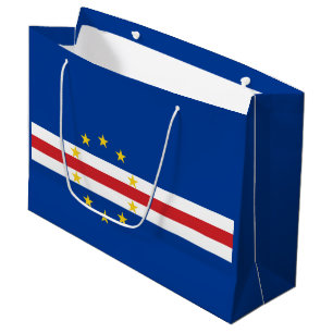 Cape Verde Flag Large Gift Bag