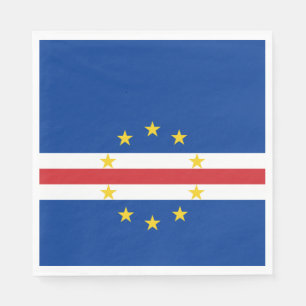 Cape Verde Flag Napkin