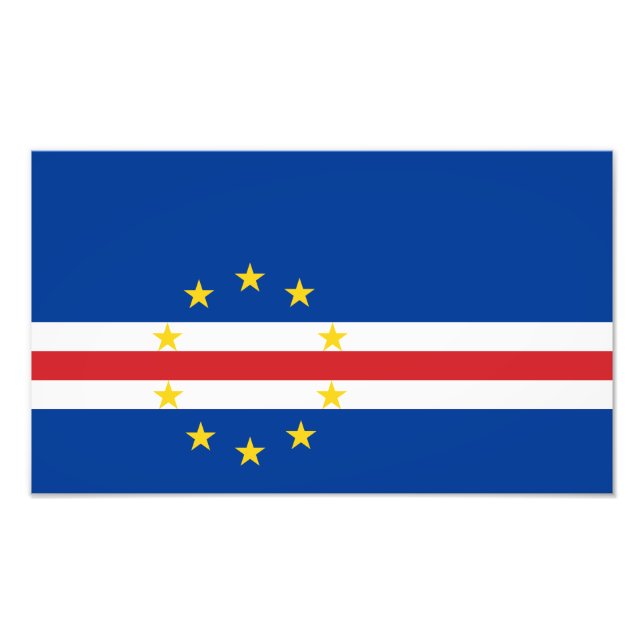 Cape Verde Flag Photo Print (Front)