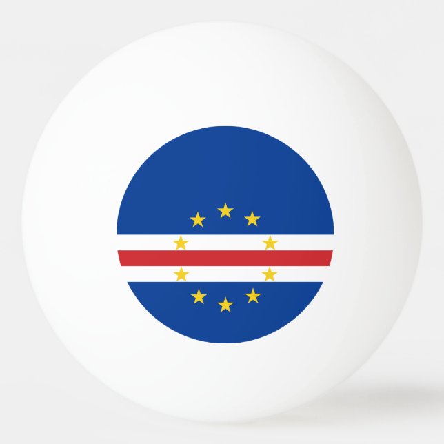 Cape Verde Flag Ping Pong Ball (Front)