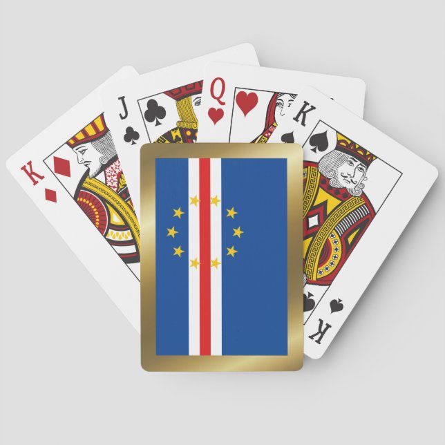Cape Verde Flag Playing Cards (Back)