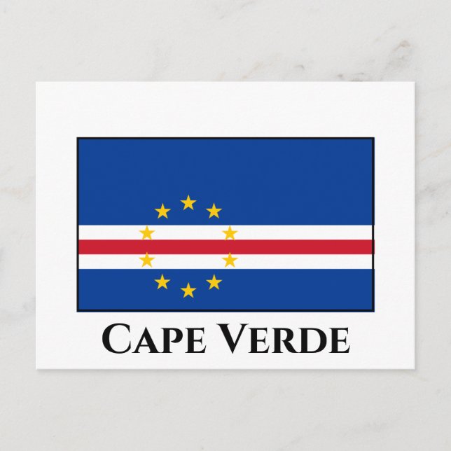 Cape Verde Flag Postcard (Front)