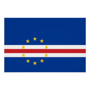 Cape Verde Flag Poster