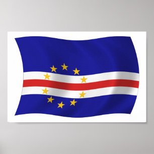Cape Verde Flag Poster Print