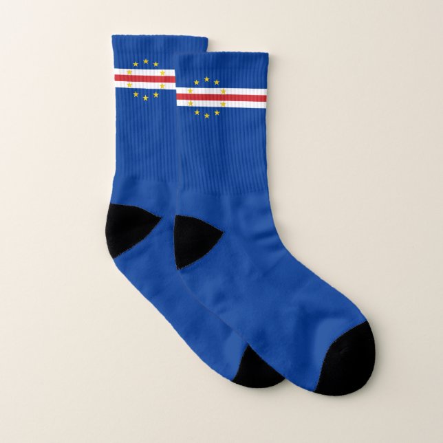 Cape Verde Flag Socks (Pair)