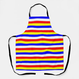 Cape Verde flag stripes country pattern symbol Apron