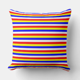 Cape Verde flag stripes country pattern symbol Cushion