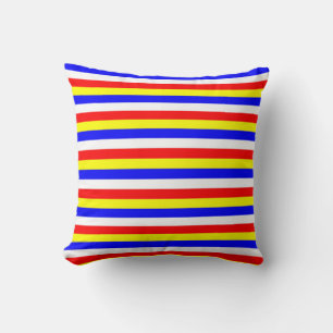 Cape Verde flag stripes country pattern symbol Cushion