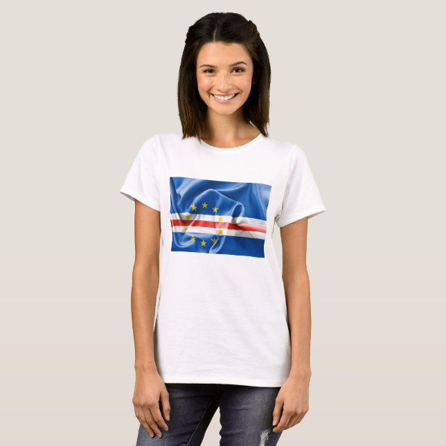 Cape Verde Flag T-Shirt (Front Full)