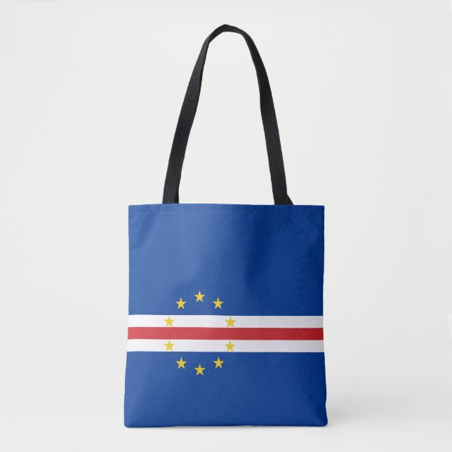 Cape Verde Flag Tote Bag (Front)