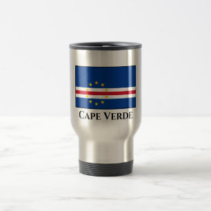 Cape Verde Flag Travel Mug