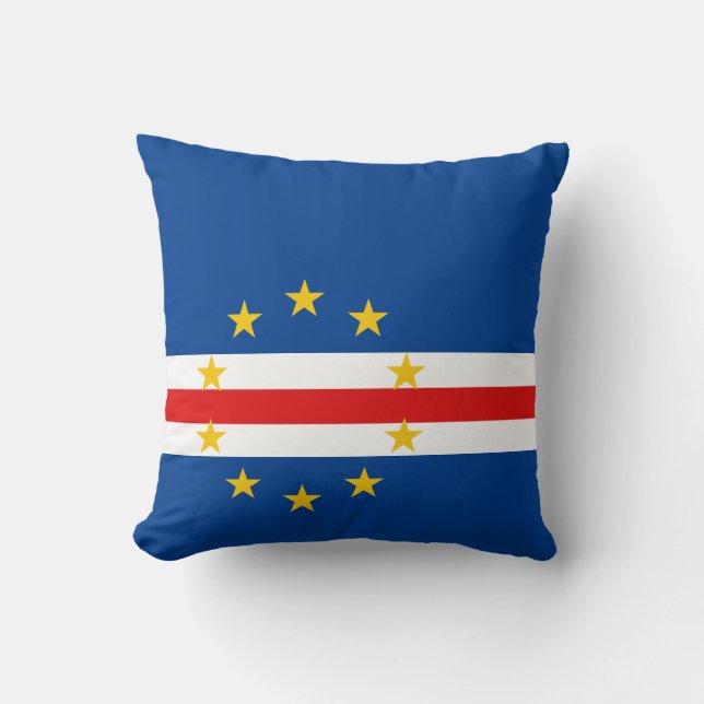 Cape Verde Flag x Flag Pillow (Front)