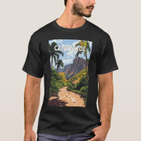 Cape Verde Illustration Travel Art Vintage