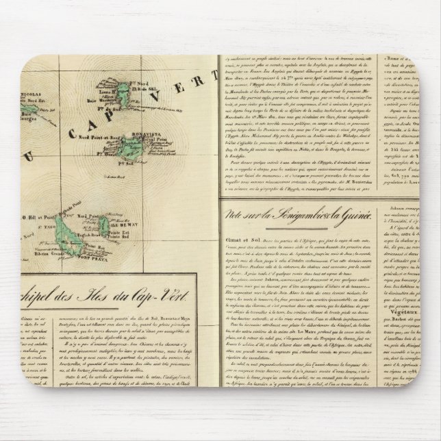 Cape Verde Islands Africa Mouse Mat (Front)