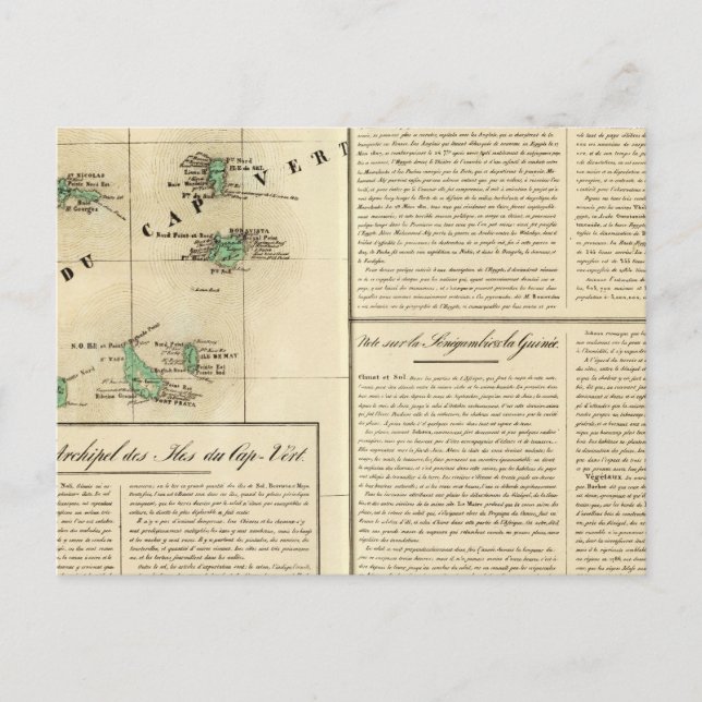 Cape Verde Islands Africa Postcard (Front)