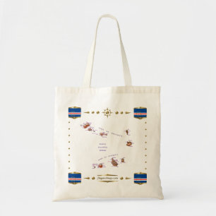 Cape Verde Map + Flags Bag