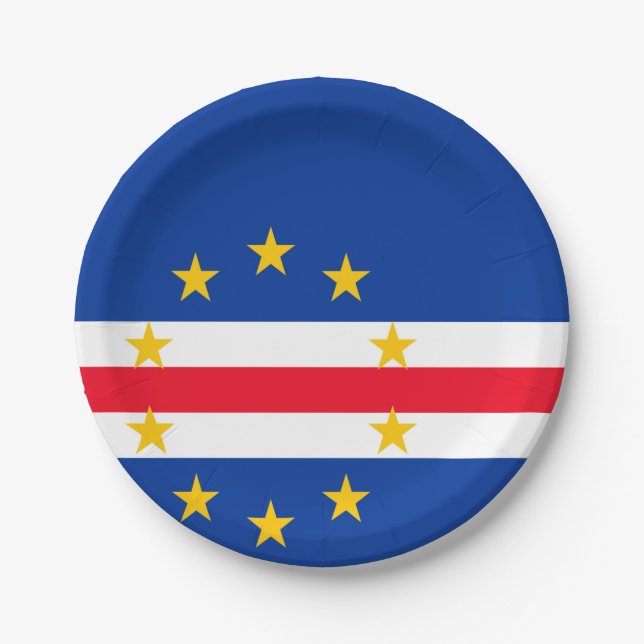 Cape Verde Paper Plate (Front)