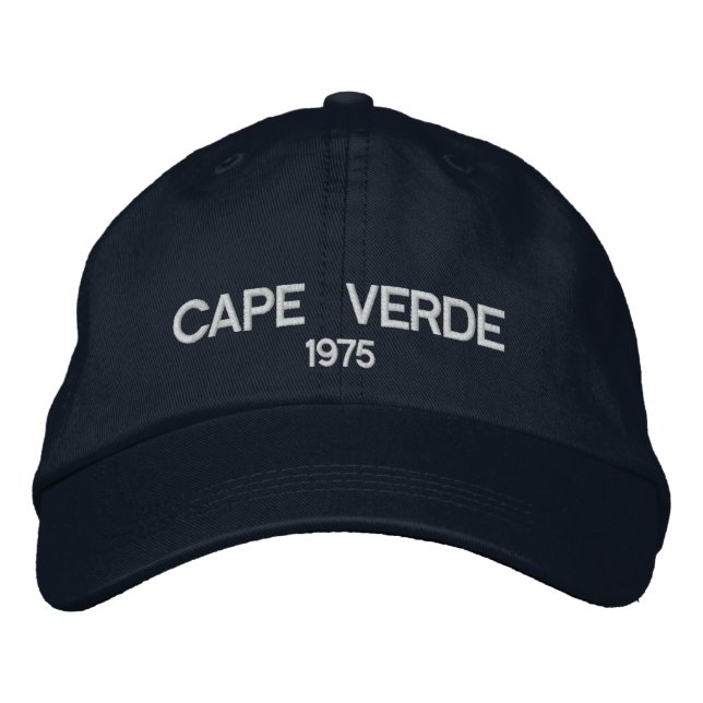Cape Verde Personalised Adjustable Hat (Front)