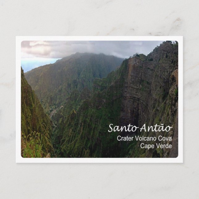 Cape Verde - Santo Antao - Volcanic Cova Crater - Postcard (Front)