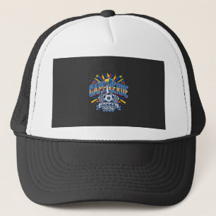 Cape Verde Soccer 2026 Soccer Bold Country Typogra Trucker Hat