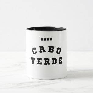 Cape Verde Soccer Fan Football Mug