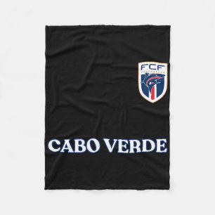 Cape Verde Soccer Team Fleece Blanket