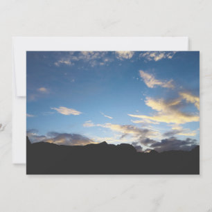 Cape Verde Twilight Nature Photography Card