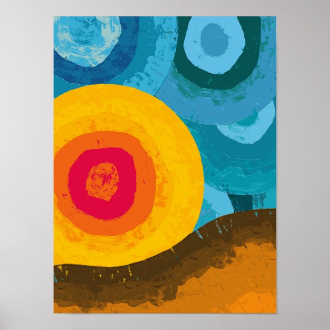 Cape Verde Vibrant Sunset Poster (Front)