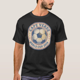Cape Verde World Cup 2026 Vintage Retro Soccer T-Shirt