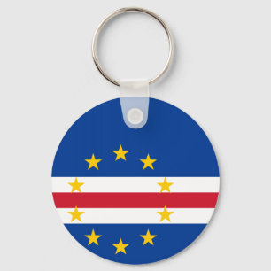 Cape Verdean flag Keychain