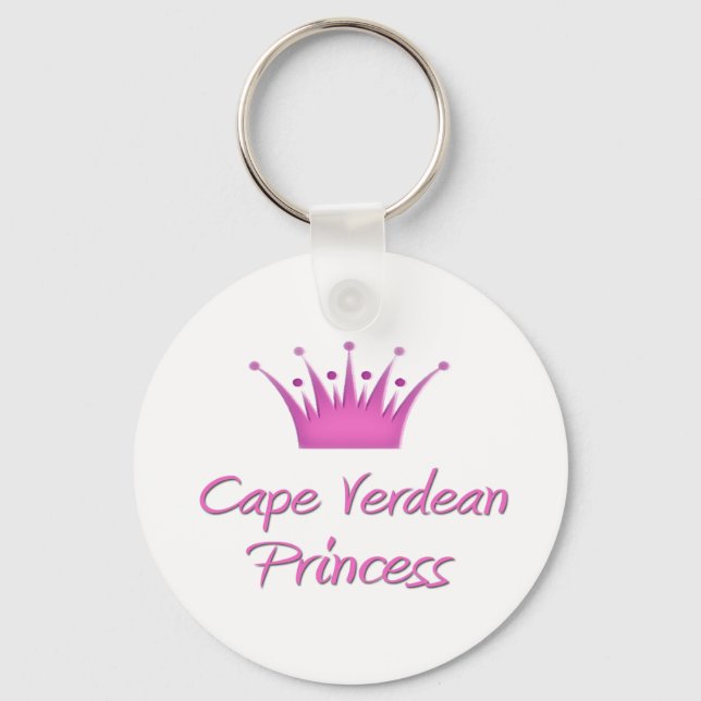 Cape Verdean Princess Key Ring (Front)