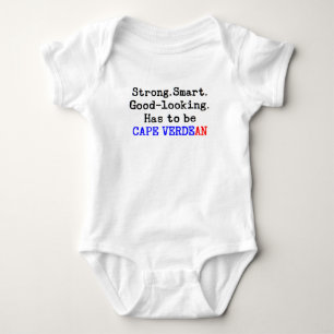 cape verdean strong baby bodysuit