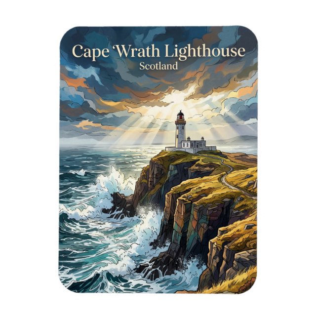 Cape Wrath Scotland Magnet (Vertical)