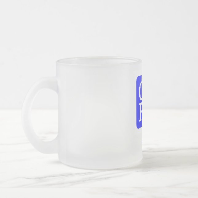CAPED FROSTED MUG 10 OZ. (Left)