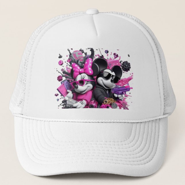 Capellino Minnie e Topolino Trucker Hat (Front)