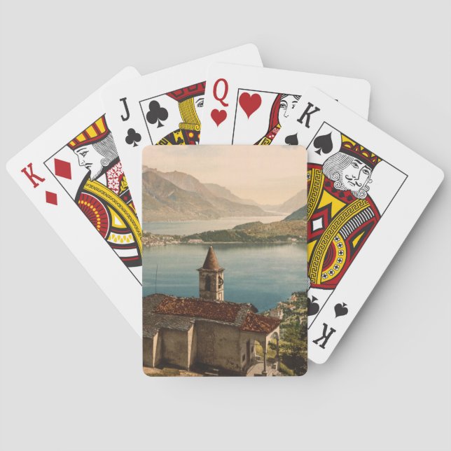 Capello St Angelo, Lake Como, Lombardy, Italy Playing Cards (Back)