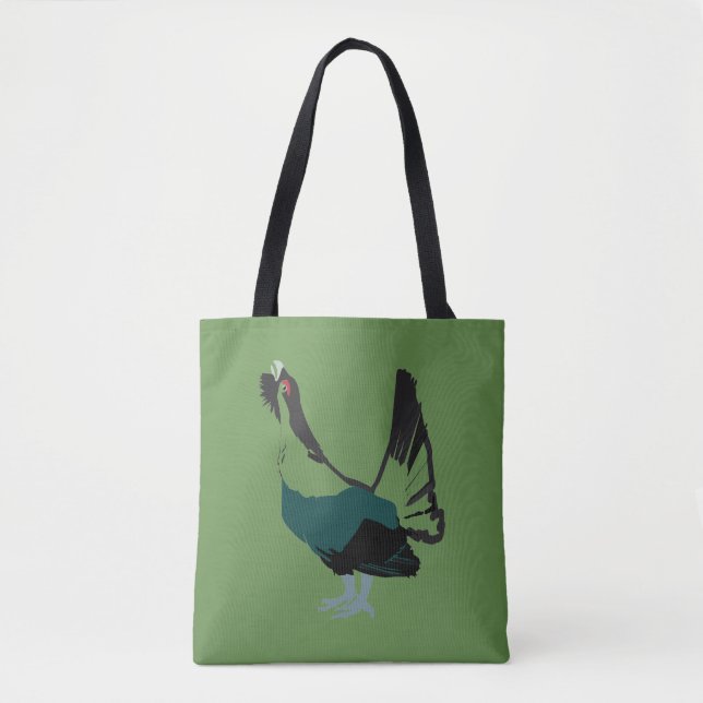 Capercaillie bird  Art  All-Over-Print Tote Bag (Front)