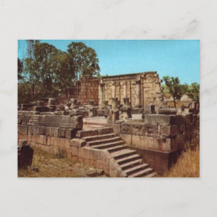 Capernaum, Galilee,, First century Synagogue Postcard