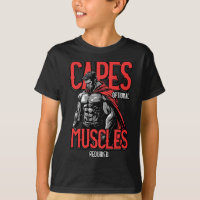 Capes Optional Muscles Required Funny Gym Meme 1