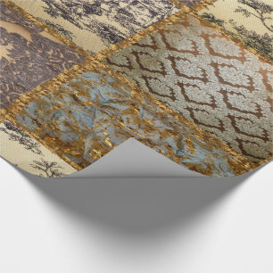 Capetian Elegant Quilt 15 Wrapping Paper