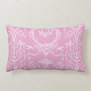 Capetian Toile sorbet Lumbar Cushion