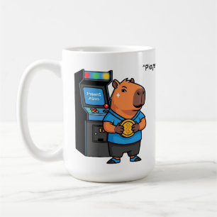 Capibara Arcade Gamer Water Bottle Coffee Mug