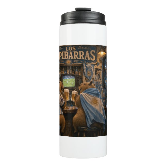 Capibarra Thermal Bottle  (Front)