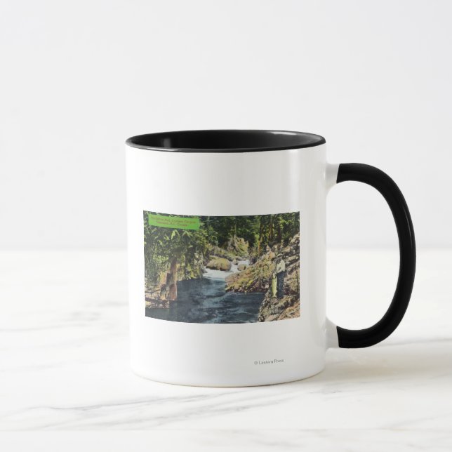 Capilano Canyon View of the Salmon Pool Mug (Right)