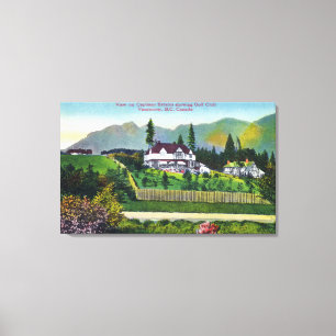 Capilano Estates Showing the Golf Club Canvas Print