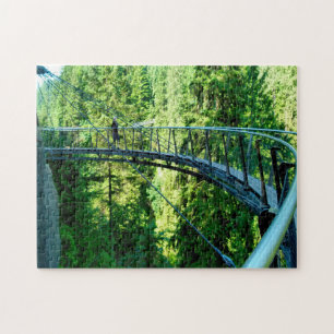 Capillano Cliff Walk Vancouver. Jigsaw Puzzle